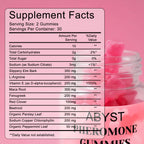 ABYST Pheromone Gummies for Women – 60 Count, Strawberry Flavor – Vegan, Gluten-Free, Non-GMO – Social & Confidence Support (1)