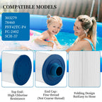 Porscan Spa Filter Replacement for Watkins 303279 Filbur FC-2402, Hot Tub Filter Cartridge 5CH-37 PFF42TC-P4 78460 Conpatible with LifeSmart, Free Flow, AquaTerra, Fantasy - 1 Pack