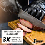 1st Choice Black Nitrile, XXL Disposable Gloves, 5 Mil for Cooking, Cleaning, Automotive, Industrial, Food Prep, Case of 1000
