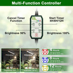 Grow Light for Indoor Plant, 6000K Full Spectrum Plant Lamp