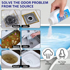 Powerful Pipe Dredging Agent,Pipeline Dredging Agent,Powerful Quick Cleaning Drain,Kitchen Sink Drains and Pipe Cleaner,for Kitchen Bathroom Toilet (2Pcs)