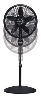 Lasko Cyclone Oscillating Pedestal Fan - Adjustable to 54" - 1843 - Black