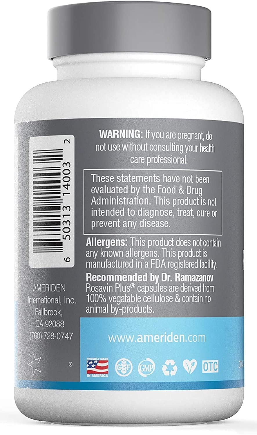 Ameriden International Inc Rosavin Plus 90 Capsules (Bundle of 2)
