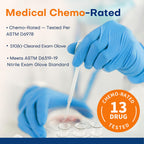 Supmedic Soft Max Medical Nitrile Exam Gloves Powder-Free Blue 100 Pcs (L)