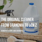 CPDI Clear Ammonia Cleaner Liquid, 1 Gallon, Multipurpose, Multi-Surface Cleaning Solution Removes Grease, Hard Water Stains, and Odors, Kitchen and Bathroom Use