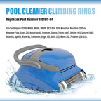 4 Pack Climbing Rings Replacement for Maytronics Dolphin Robotic Pool Cleaners, Compatible with Dolphin Nautilus CC Plus M200 M400 M500 DX3 DX4 DX6 Sigma Premier and More (Part Number 6101611-R4)