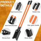 Post Hole Digger Hole Digger,58Inch 8Lb Fiberglass Steel Fence Planting