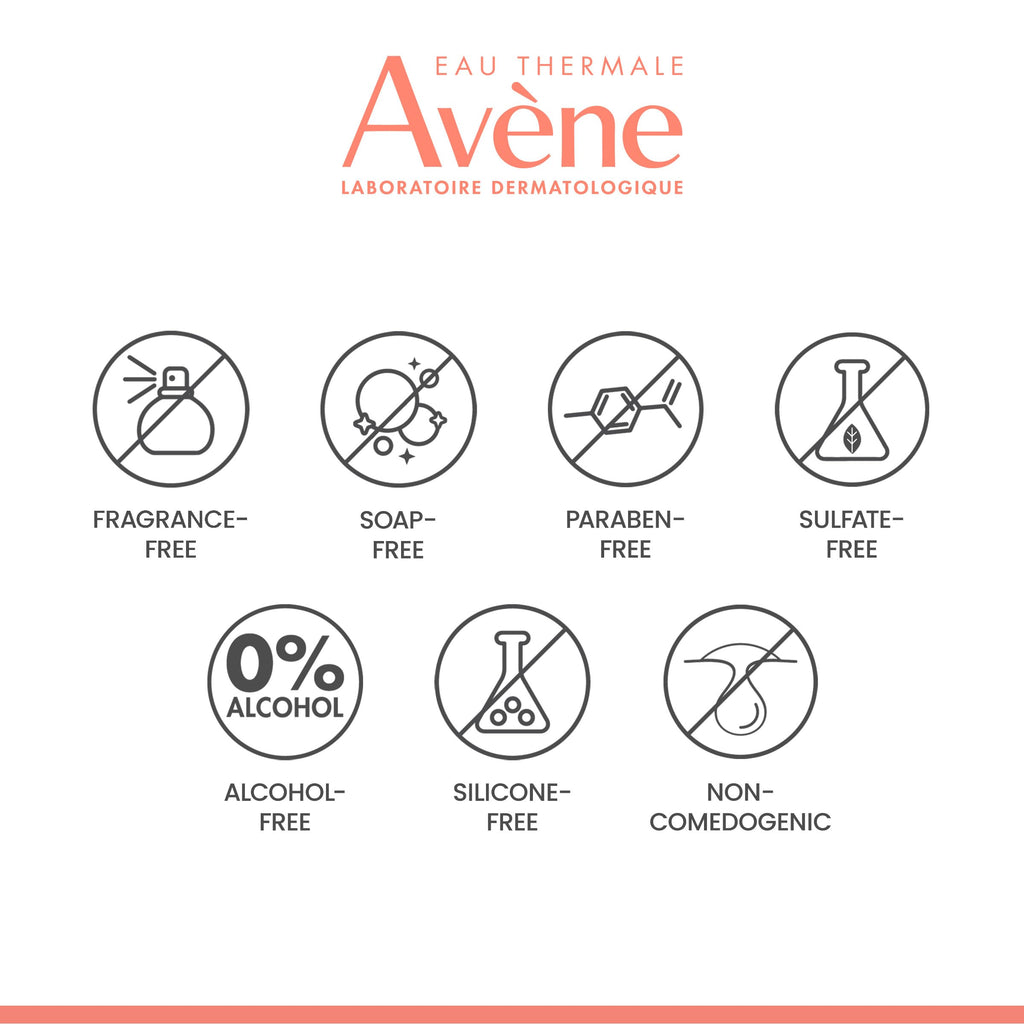 Avène Tolerance Daily Foaming Facial Cleanser, For All Skin Types Including Sensitive, Reactive Skin, Glycerin & Niacinamide Daily Use Face Wash, Fragrance-Free, Dermatologist Tested, Non-Comedogenic