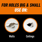 Gorilla Wall Repair Kit Featuring Gorilla Heavy Duty Wall Repair Spackling + Primer White