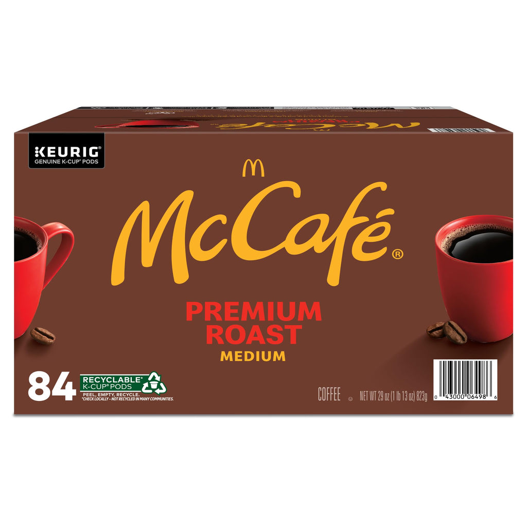 McCafe Premium Roast Coffee, Single Serve Keurig K-Cup Pods, Medium Roast, 84 Count
