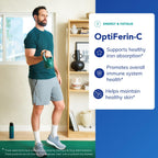 Pure Encapsulations OptiFerin-C - for Red Blood Cells & Energy - Iron Absorption Support - Energy Supplement* - Vitamin C Enriched - Gluten Free & Non-GMO - 60 Capsules