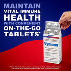 Vymune Amino-Acid Advanced Immune Support Supplement with Powerful Amino Acids Taurine, Lysine and Threonine Meltaway Tablets, Berry Flavored – for Adults (800mg Vitamin C, 40ct.)