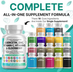 Q Defend Quercetin Supplement with Zinc Vitamin C Vitamin D Elderberry Turmeric Black Pepper Garlic Ginger Sea Moss Lysine Stinging Nettle Reishi Immune Support 60 Capsules Pack of 2 by Clean Nutra