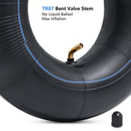 Heavy Duty 4.10/4.00/3.50-6 Thick 40% Inner Tube, 13x4.00-6 Tube with TR87 Bent Valve Stem for Wheelbarrows, Snow Blowers, Wagons, Carts, Hand Trucks, Lawn Mowers, Tractors and More (2 Pcs)