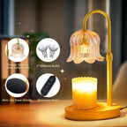 Candle Warmer Lamp Electric Timer - Flower Home Decor Women Birthday Gifts