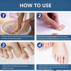 64PCS Fungal Nail Patches, Fungal Nail Treatment for Toenails Extra Strong, Fast-Acting Nail Fungal Treatment Patches for Damaged & Thick Nails, Overnight Repair & Long-Lasting Relief