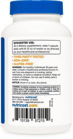 Nutricost Iron Bisglycinate Supplement (25mg) 240 Capsules - from Ferrous Bisglycinate Chelate - Non-GMO & Gluten-Free, Gentle Iron