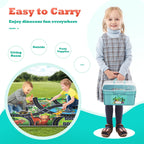 Kiddiworld Dinosaur Toys for 3 4 5 Year Old Boys Gifts, Dinosaurs Toys for Kids 3-5-7, Dino Figures Activity Play Mat Christmas Birthday Gifts for Girls Toddler Toy Age 2-4