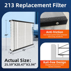 213 Replacement Air Filter, MERV 13,Actual Size: 20.47"x25.6"x3.94", Nominal Size: 20''x25''x4'', HVAC Furnace Filter, Compatible with AprilAire Models 1210, 1620, 2210, 2216, 3210, 4200, 1 Pack