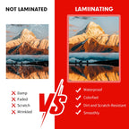 RAZCC Laminating Sheets, 300 Pack Clear Thermal Laminating Plastic Paper Laminator Sheets, 9 x 11.5-Inch, 3mil, Ideal Office or School Supplies