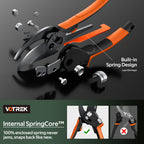 VOTREK® Pruning Shears, Patented Stepless Handle Opening for All Hand Size