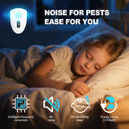 2026 Upgraded Ultrasonic Pest Control Repeller, Mouse Repellent Indoor for Spider Bug Roach Ant Mosquito Rat Mice Insect Deterrent, Mouse Rodent Repellent Ultrasonic Plug in, 3 Mode Switching, 6 Pack