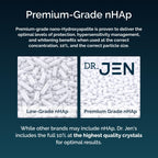 Dr. Jen Super Paste Toothpaste with 10% Premium Nano Hydroxyapatite, Fluoride, Xylitol & Glycerin for Daily Oral Care, Designed for Sensitive Teeth, Vegan, Travel Essentials, Cool Mint Flavor, 1 Pack