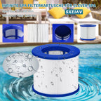SXEIAV Hot Tub Replacement Threaded Filter Cartridges,Screw-in Hot Tub spa Filters for All Relxtime, Aleko, Wejoy,Aquaspa Hot Tubs & Other Spas(12 Pack)