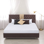 Twin Mattress Pad, Quilted Mattress Protector Topper fits 16" Deep Pocket