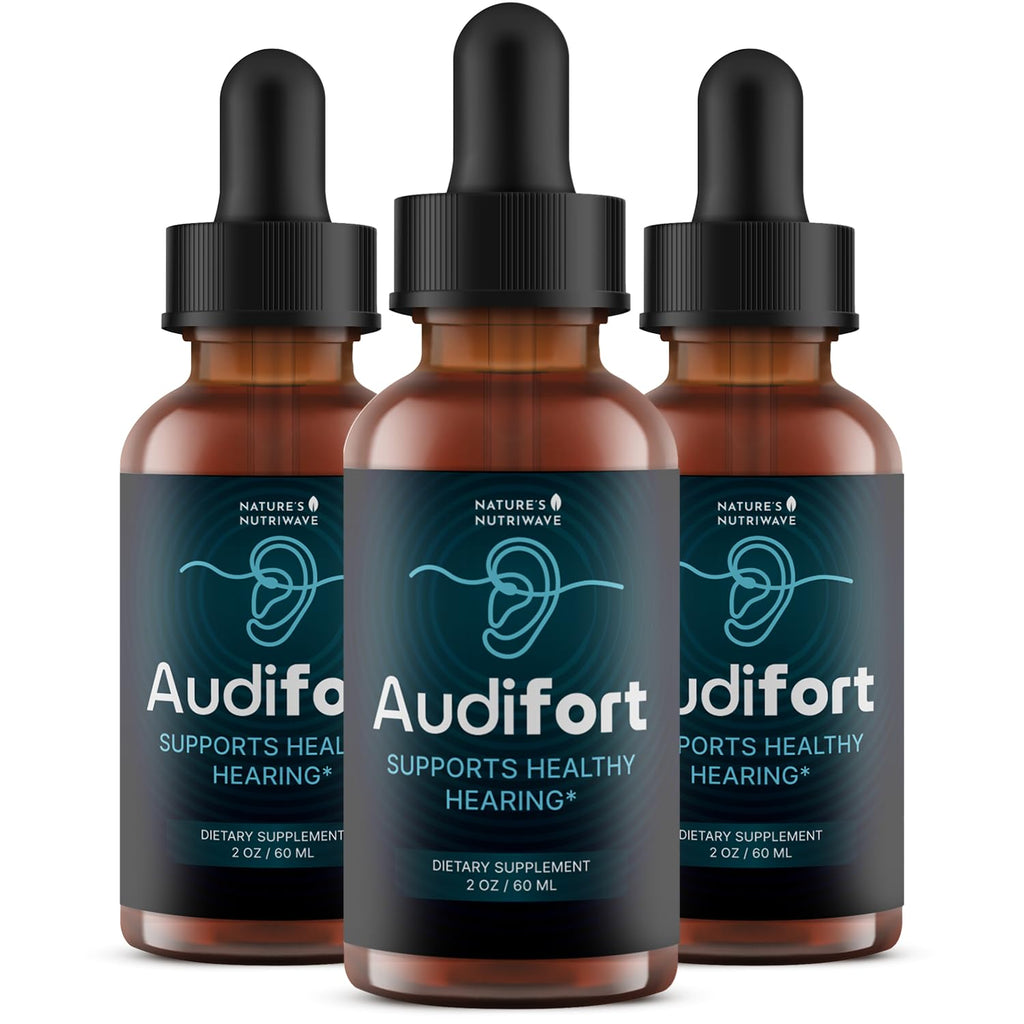 Audifort Drops – Grape Seed & Panax Ginseng – 2oz, 3 Month Supply