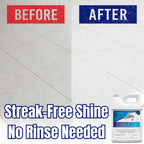 Black Diamond Stoneworks Marble & Tile Cleaner Gallon + Ultimate Grout Cleaner with Brush Quart (2-Pack) – Safe for Natural Stone, Deep Grout and Tile Cleaning to Restores Shine
