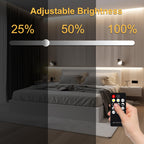 Pandery LED Strip Lights 32.8FT,Dimmable cob led Strip with Adapter and Remote,24V Strip Lights CRI90+ 8mm Wide 3840leds,Natural White 4000K Indoor led Tape,Perfect for Cabinet,Room,Kitchen,TV