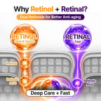 PURITO Retinol 0.1% + Retinal 0.1% Serum for Sensitive Skin, 1.01 fl.oz