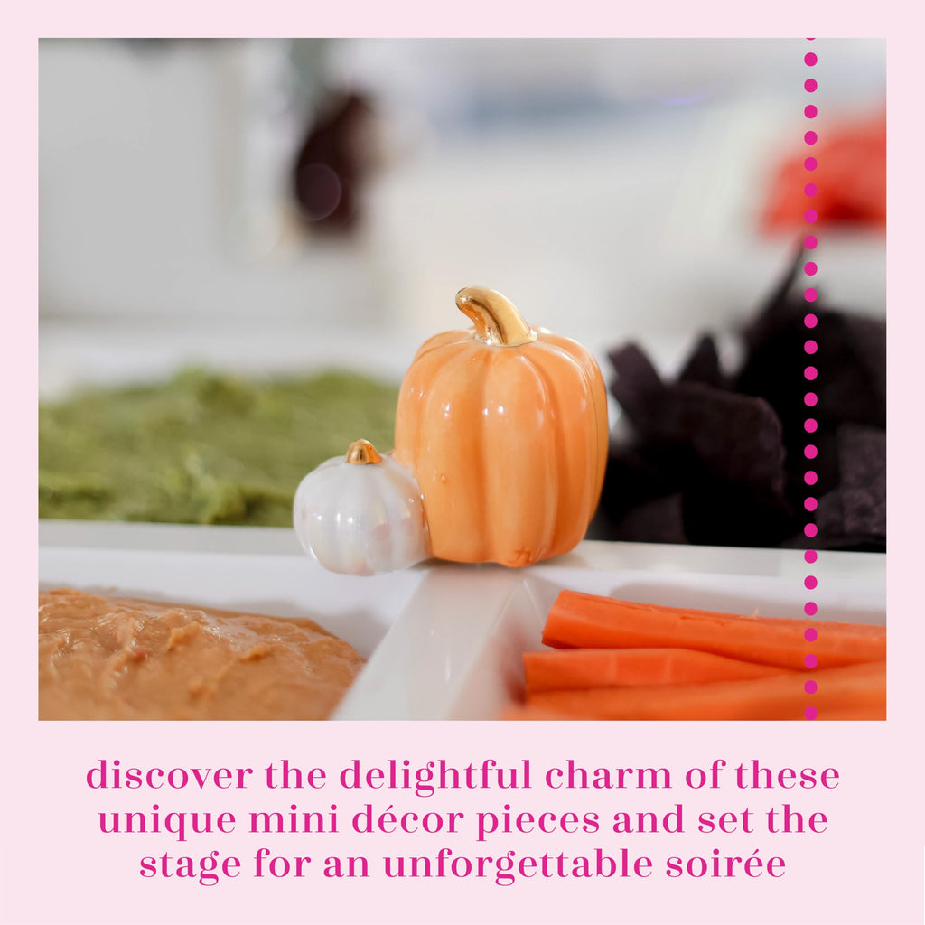 Nora Fleming Hand-Painted Mini: Pumpkin Spice (Double Pumpkin) A02