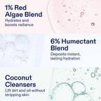 Skinfix Foaming Oil Cleanser for Face - 6 oz - Rich Gel-to-Foam Formula to Hydrate & Soothe Dry, Sensitive Skin - Fragrance Free, Vegan, Cruelty Free