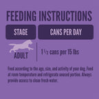 A Strong Heart Wet Dog Food, Cuts in Gravy with Beef - 13.2 oz Cans (Pack of 12), Made in The USA with Real Beef