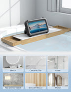 Lamicall Waterproof Shower Phone Holder, Bathroom Accessories for iPhone
