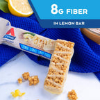 Atkins Snack Bar, Caramel Apple Pie, Naturally Flavored, Good Source of Protein and Fiber, Low Carb, Low Sugar (30 Bars)