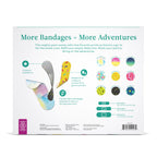 Welly Bandage Refill Ready Pack | Adhesive Flexible Fabric Bandages | Bulk Assorted Shapes and Patterns for Minor Cuts, Scrapes, and Wounds - 200 Count