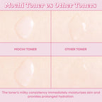 TONYMOLY Wonder Ceramide Mochi Milky Toner – 5,000 ppb Ceramide Barrier Repair Toner for Dry & Sensitive Skin – Hydrating Korean Glass Skin Essence, 16.9 fl oz / 500ml Value Size