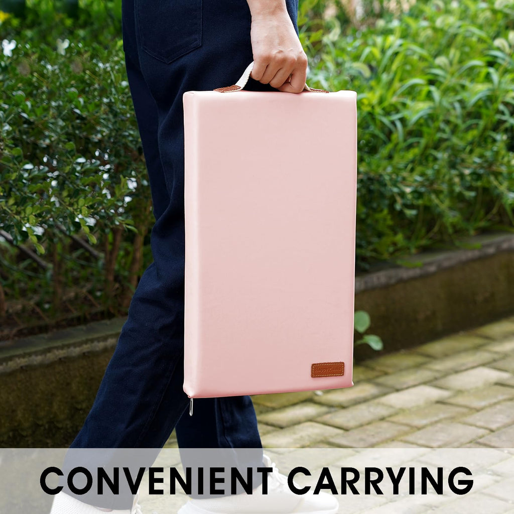 HappyPicnic Waterproof Garden Kneeling Pad, 2in Thick, Pink, 1 Pack