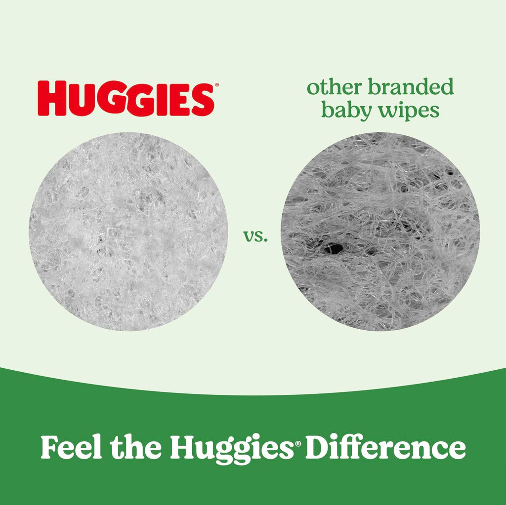 Huggies Natural Care Sensitive Baby Wipes, Unscented, 3 Packs, 528 Wipes