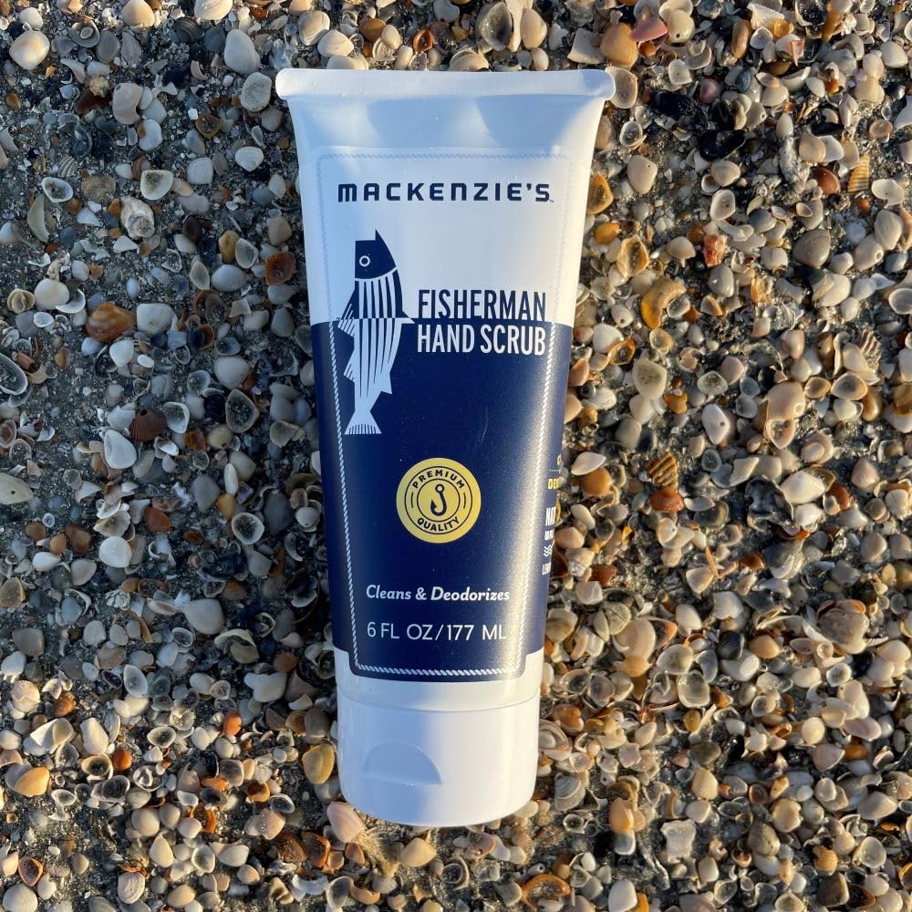 MacKenzie's Fisherman Hand Scrub - Gifts for Men - Gifts for Fisherman - Gifts for Cooks - Gifts for Gardeners - Hand Cleanser - Hand Deodorizer