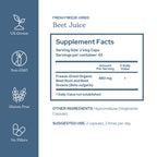 Eclectic Herb - Organic Beet Juice Capsules | Natural Herbal Supplement | Premium Cardiovascular Health & Circulation Support | Freeze-Dried, Vegan, Non-GMO, Gluten Free (90 CT | 440 mg)