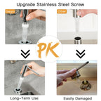 Soap Dispenser for Kitchen Sink Polished Chrome GAPPO Stainless Steel Countertop Pump Hand Lotion Built in Bottlend Lotion Built in Bottle