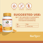 MaryRuth Organics Vitamin D3 Gummies | 2 Month Supply | Adults & Kids Vitamin D Gummy | Immune Support Supplement | VIT D3 1000IU for Bone Health&Muscle Function | Vegan | Non-GMO | Gluten Free | 60