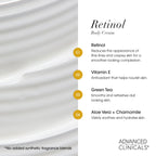 Advanced Clinicals Retinol Body Lotion & Face Moisturizer | Anti Aging Skin Care Retinol Body Cream For Women & Men Improves Appearance Of Fine Lines, Wrinkles, & Look Of Crepey Skin, W/Travel Size