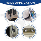 Rubber Grommets kit for Wiring- 205pcs Assorted in 9 Sizes 1",1/2",1/4", 3/4", 3/8", 5/8", 5/16", 7/8",7/16 "-Waterproof & Tear Resistant Firewall Grommets Perfect for Safe Sealing in Automotive.