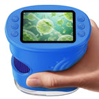 4K 1000X Handheld Digital Microscope for Kids with 2.0" IPS Screen(Blue)