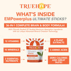 Truehope Multivitamin Nootropic Pouches with Inositol - Once-Per-Day EMPowerplus Ultimate Sticks - 30 Count (Tropical)